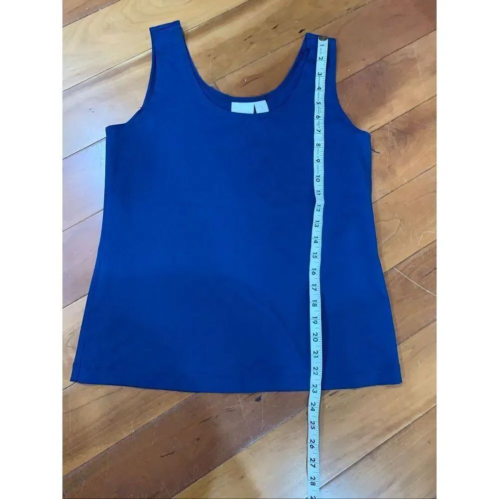 Chico’s Dark Blue Tank Top #Chico’s SIZE 1 #casual wear #tank top - Picture 8 of 8
